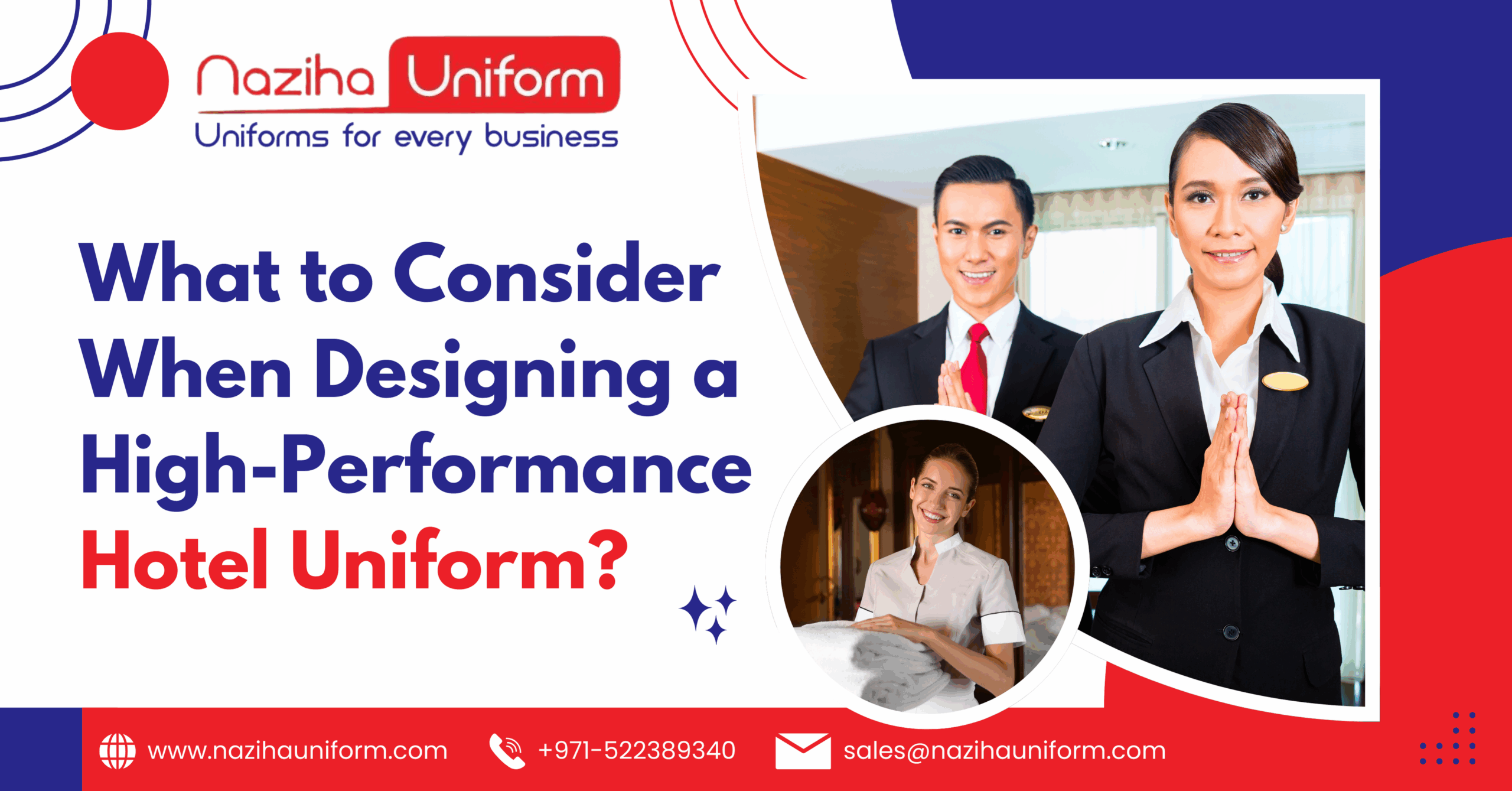 What to Consider When Designing a High-Performance Hotel Uniform?