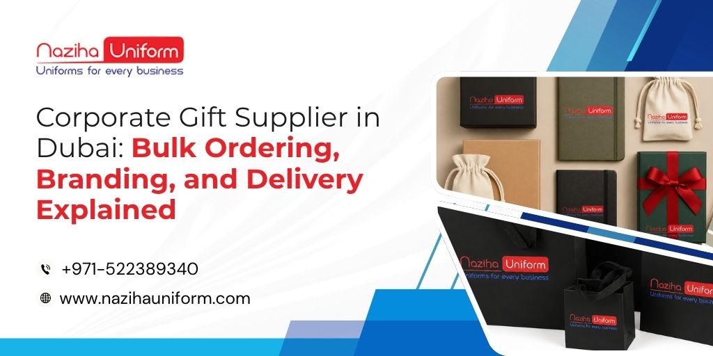 Corporate gift supplier Dubai offering bulk ordering, branding, and delivery