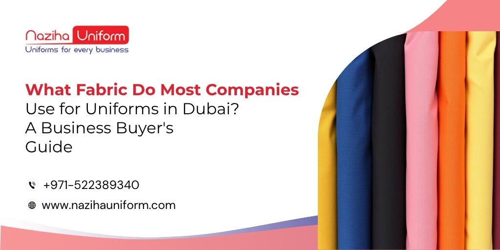 Different fabric colors for Dubai company uniforms
